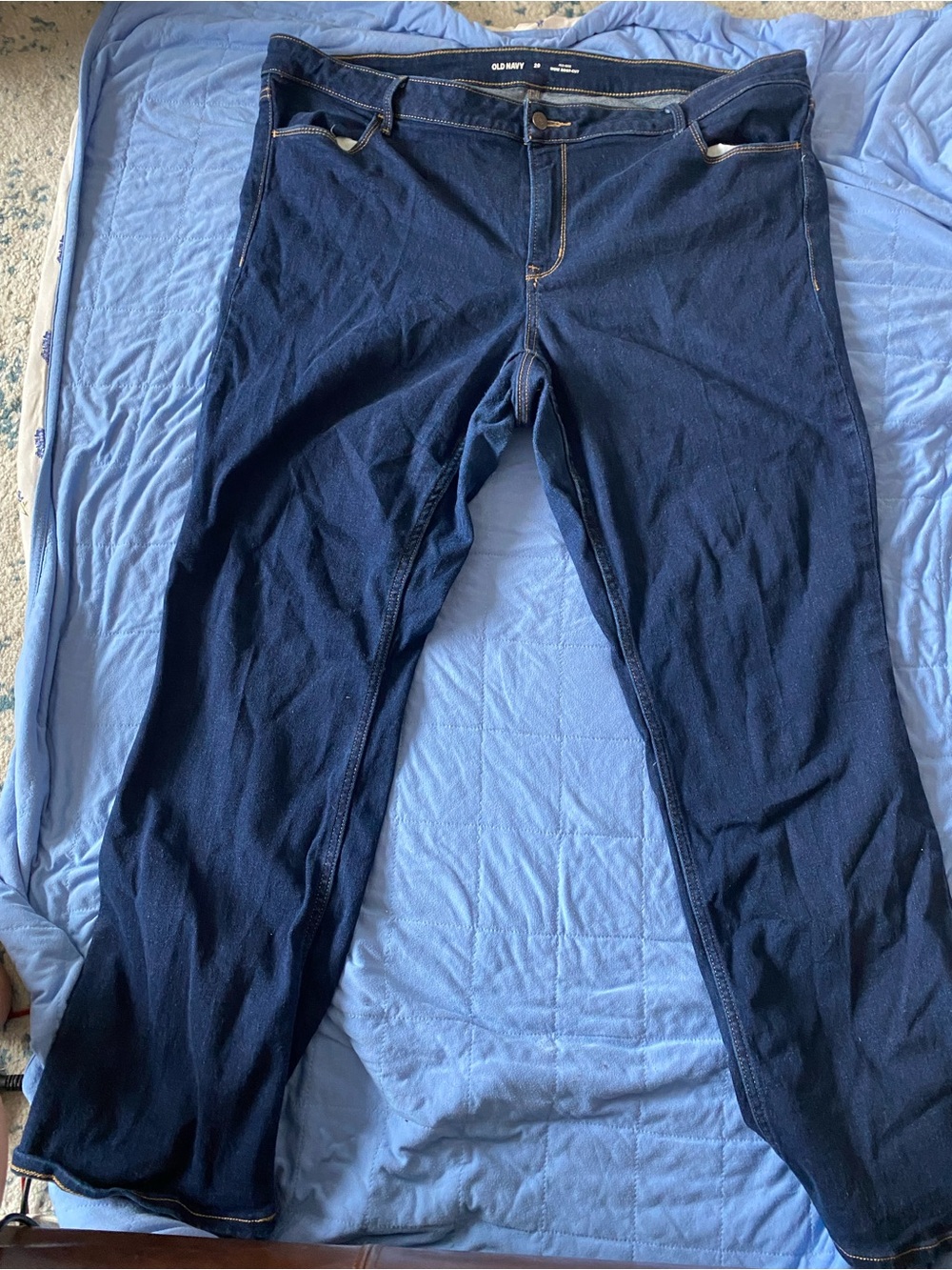 Old Navy Women's Dark Blue Boot Cut Jeans
